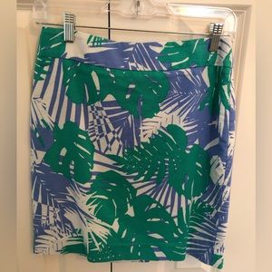 Loft printed skirt with lining. Size 0